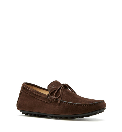 La Canadienne PILONE MEN'S SHEARLING-LINED SUEDE LOAFER Men