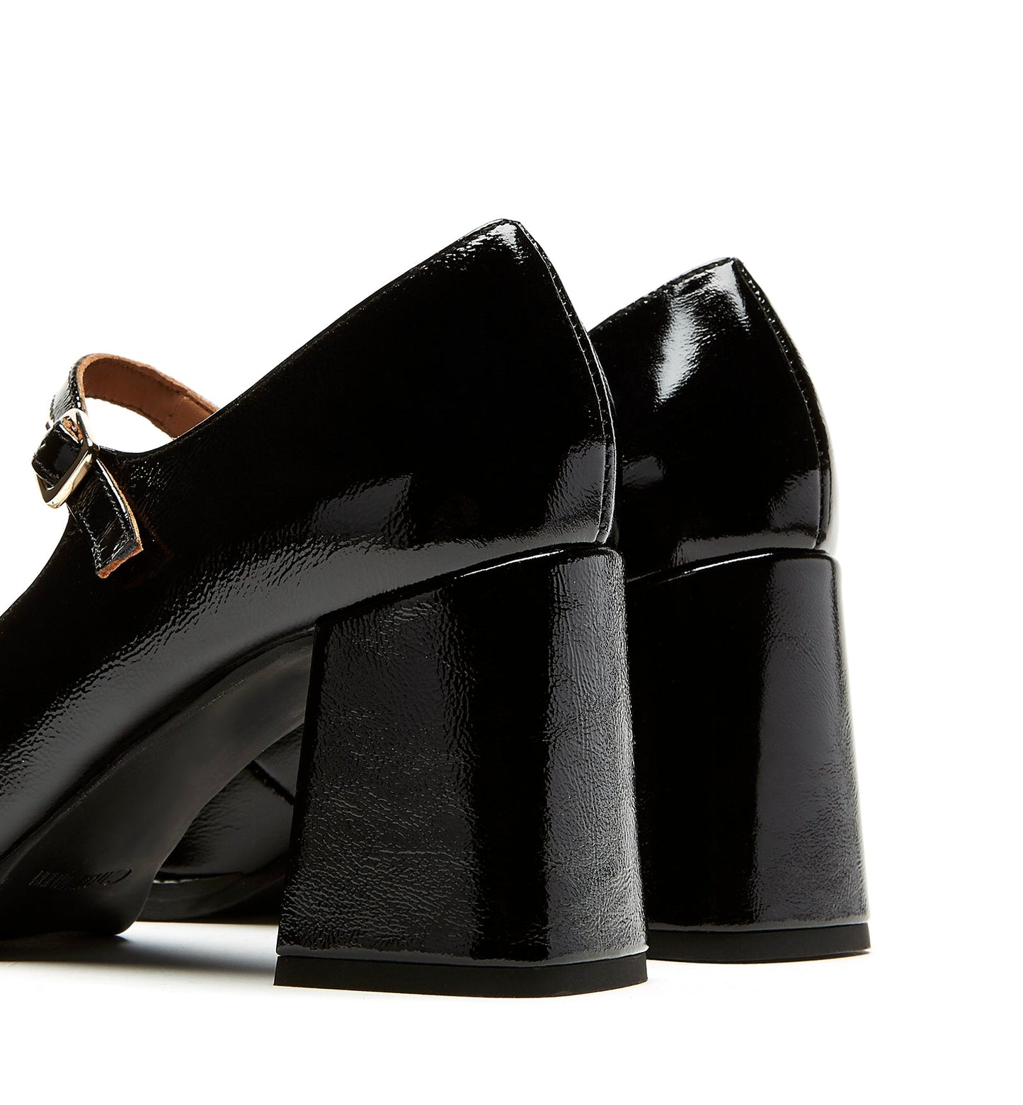 La Canadienne BIANCA CRINKLE LEATHER MARY JANE HEEL Women