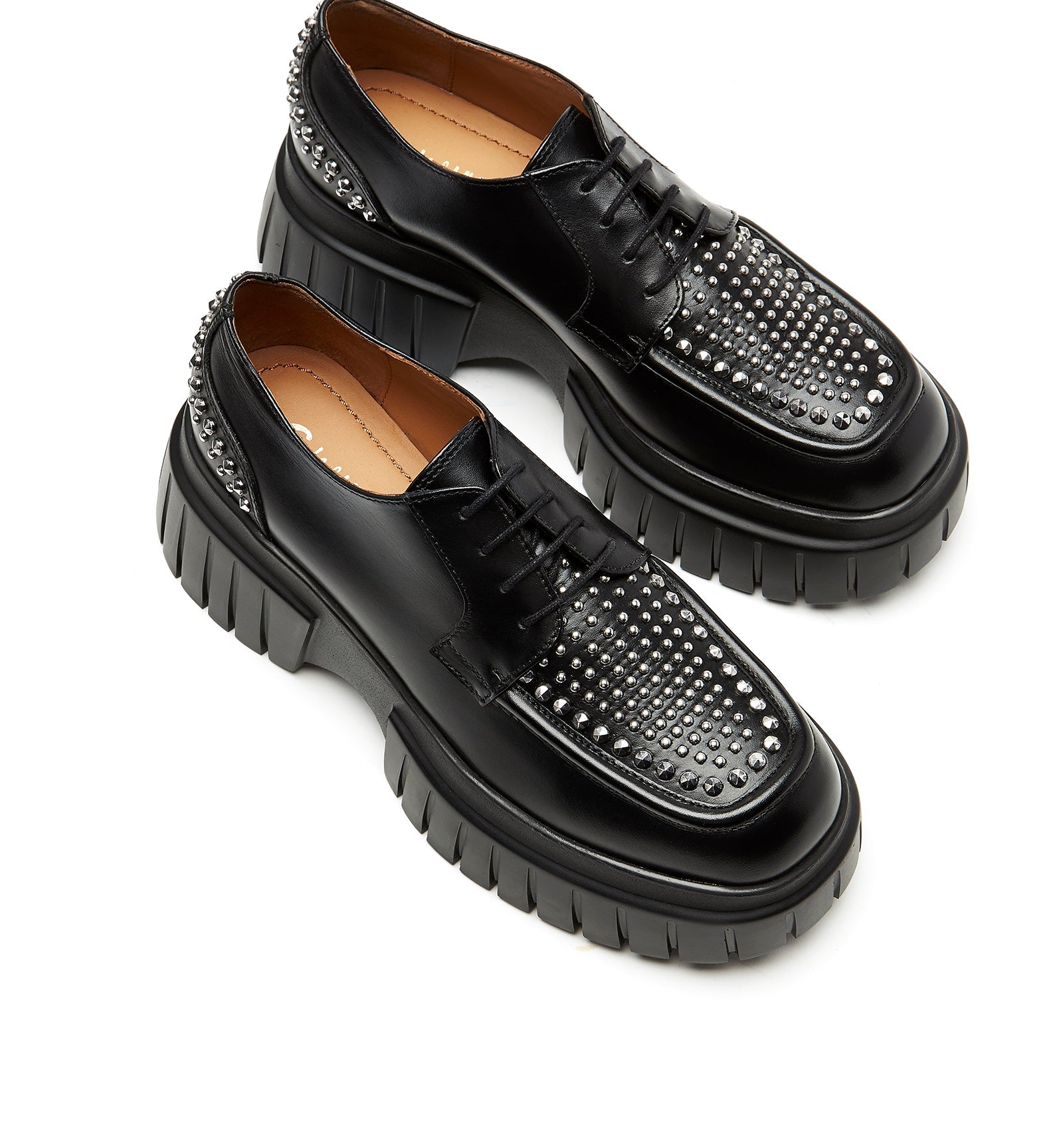 La Canadienne BURKE STUDDED CHUNKY LEATHER SHOE Women