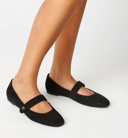 La Canadienne FIFER MARY JANE SUEDE FLAT Women