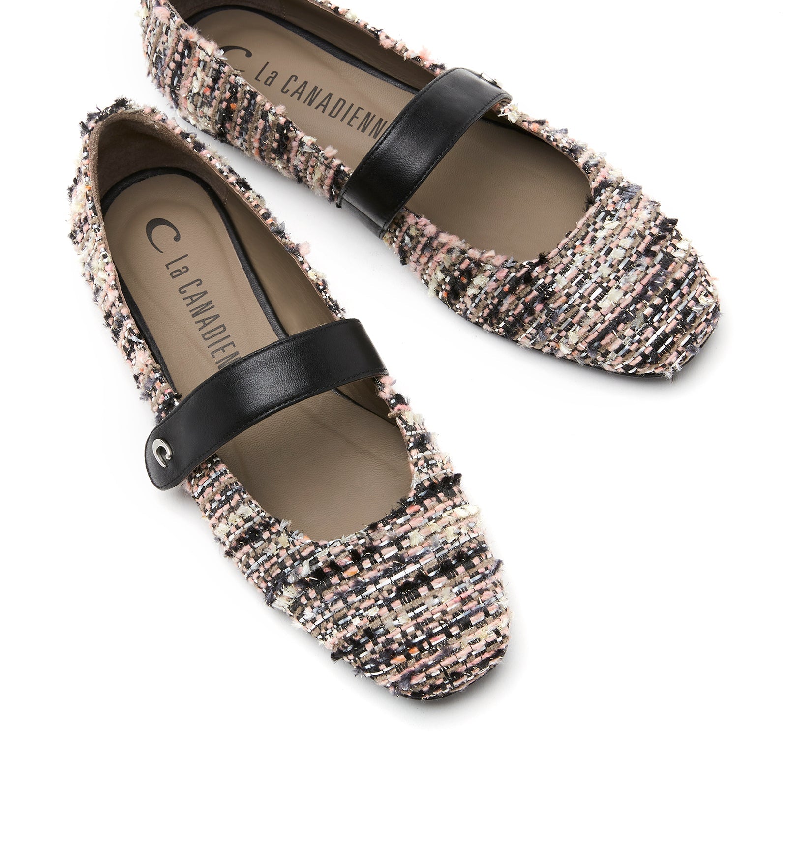 La Canadienne FIFER MARY JANE TWEED FLAT Women
