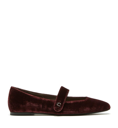La Canadienne FIFER MARY JANE VELVET FLAT Women
