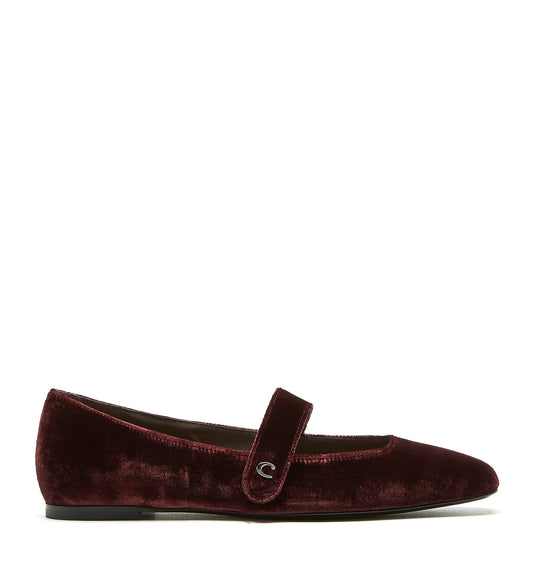 La Canadienne FIFER MARY JANE VELVET FLAT Women