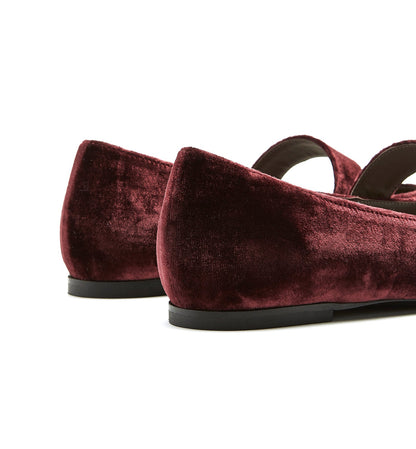 La Canadienne FIFER MARY JANE VELVET FLAT Women