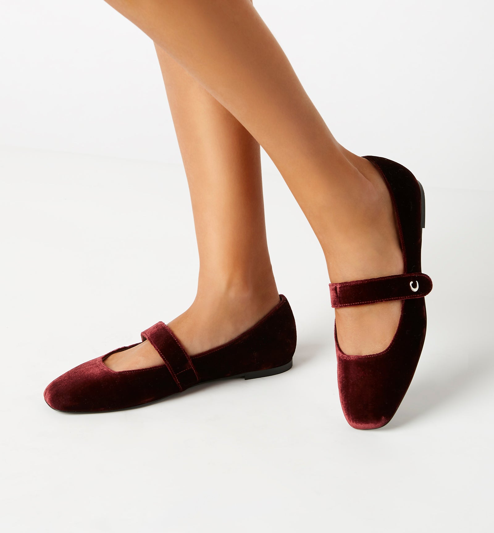 La Canadienne FIFER MARY JANE VELVET FLAT Women