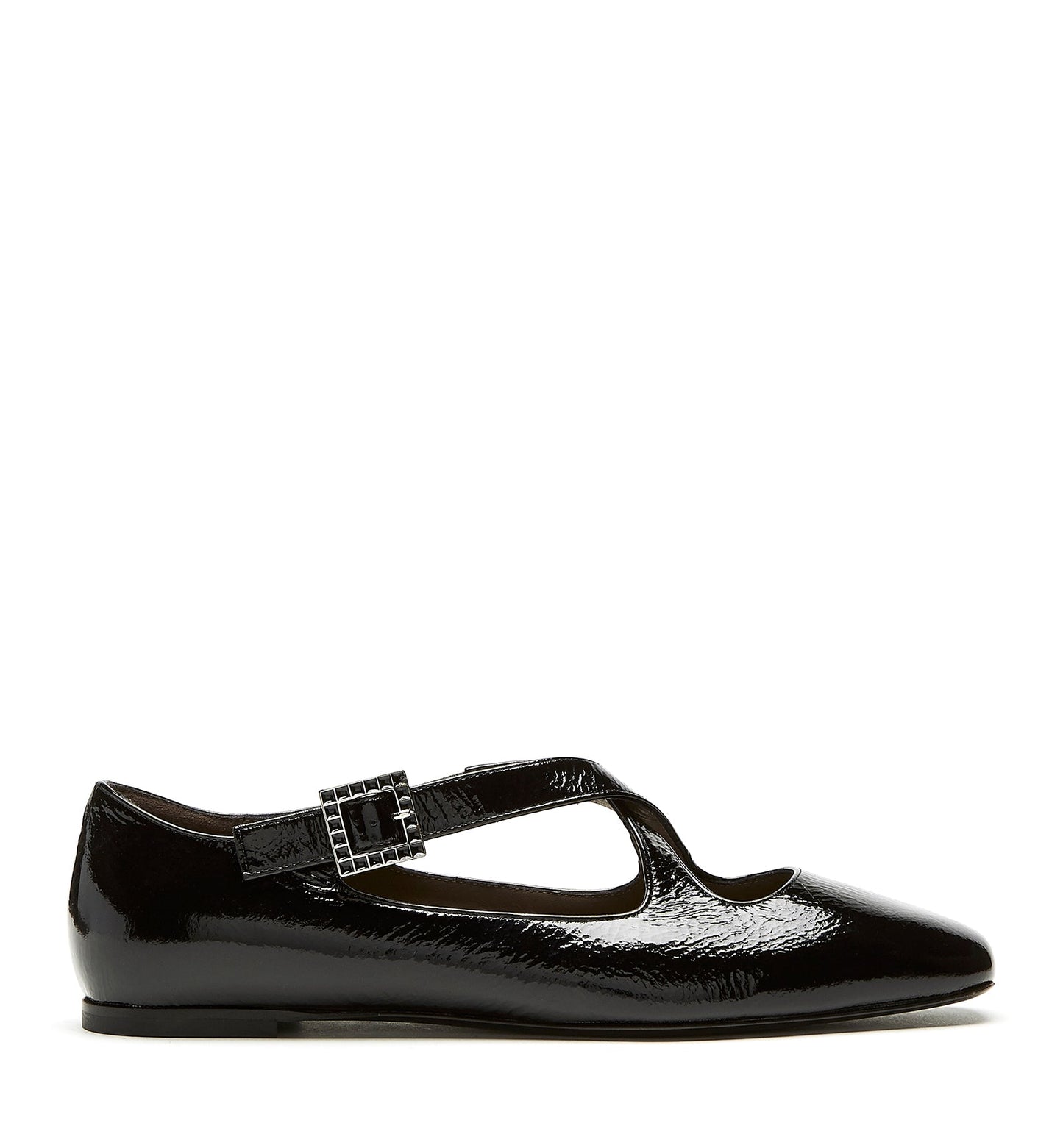 La Canadienne FRANZ CRINKLE LEATHER FLAT Women