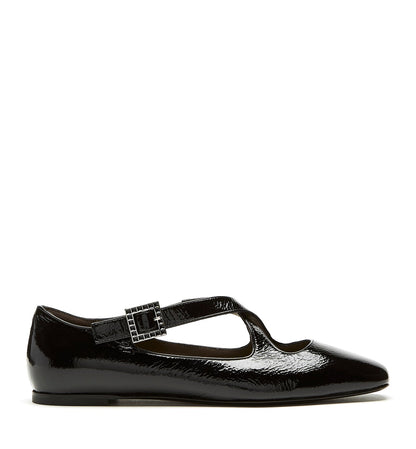 La Canadienne FRANZ CRINKLE LEATHER FLAT Women