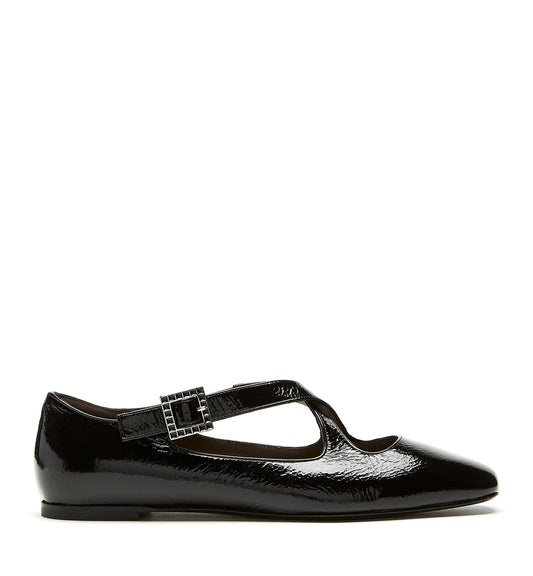 La Canadienne FRANZ CRINKLE LEATHER FLAT Women