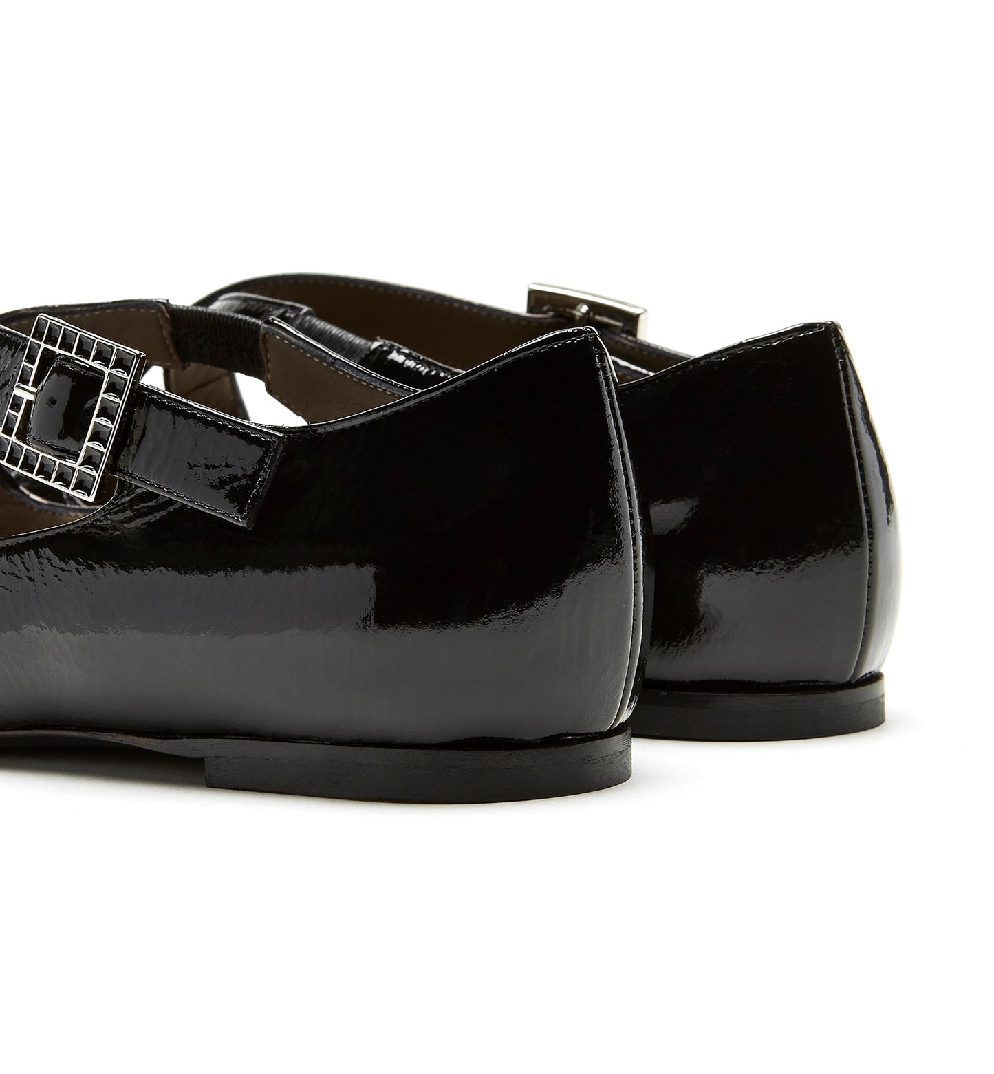 La Canadienne FRANZ CRINKLE LEATHER FLAT Women