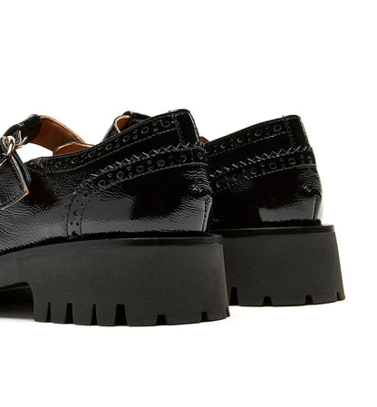 La Canadienne BRAELYN CRINKLE LEATHER MARY JANE LOAFER Women