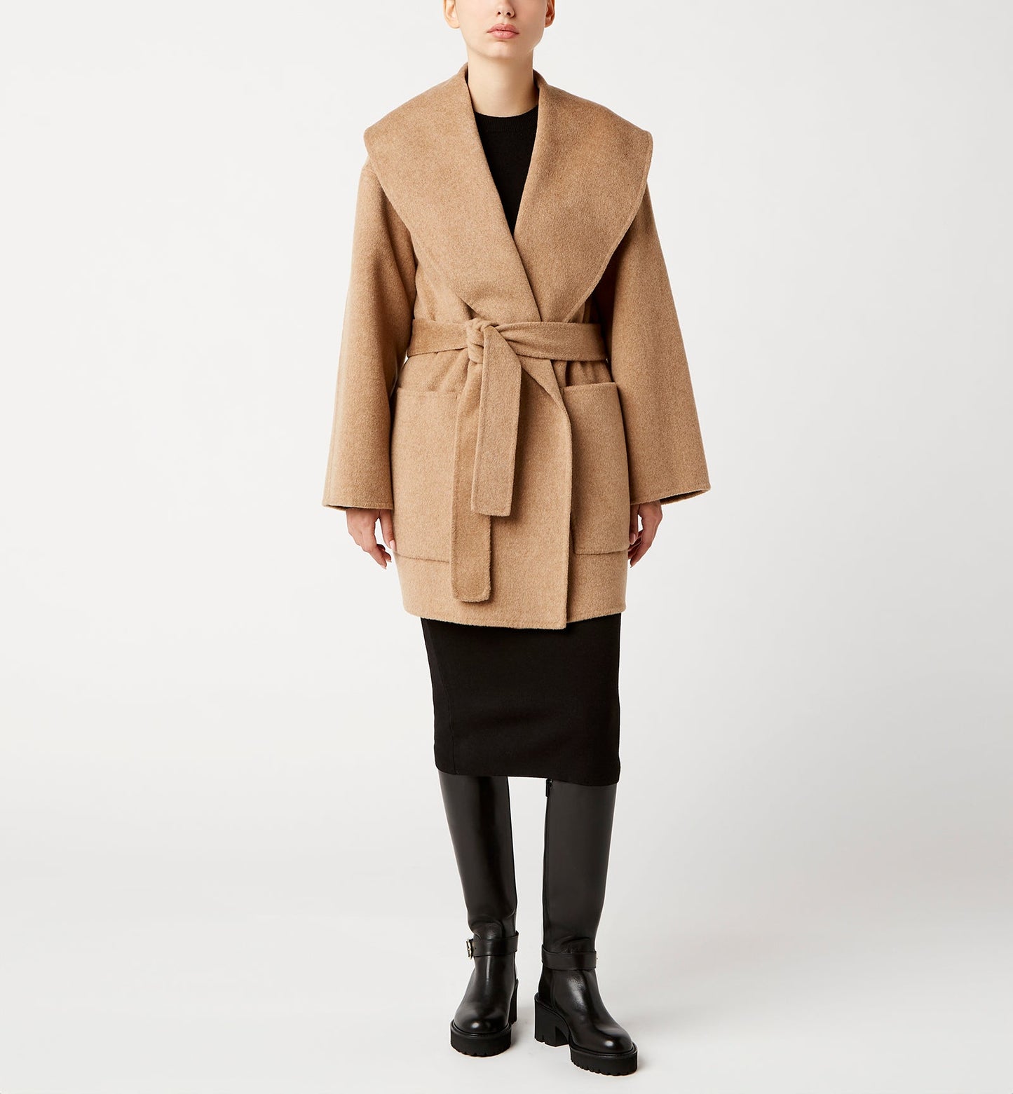 La Canadienne ZIA WOOL WRAP COAT Women