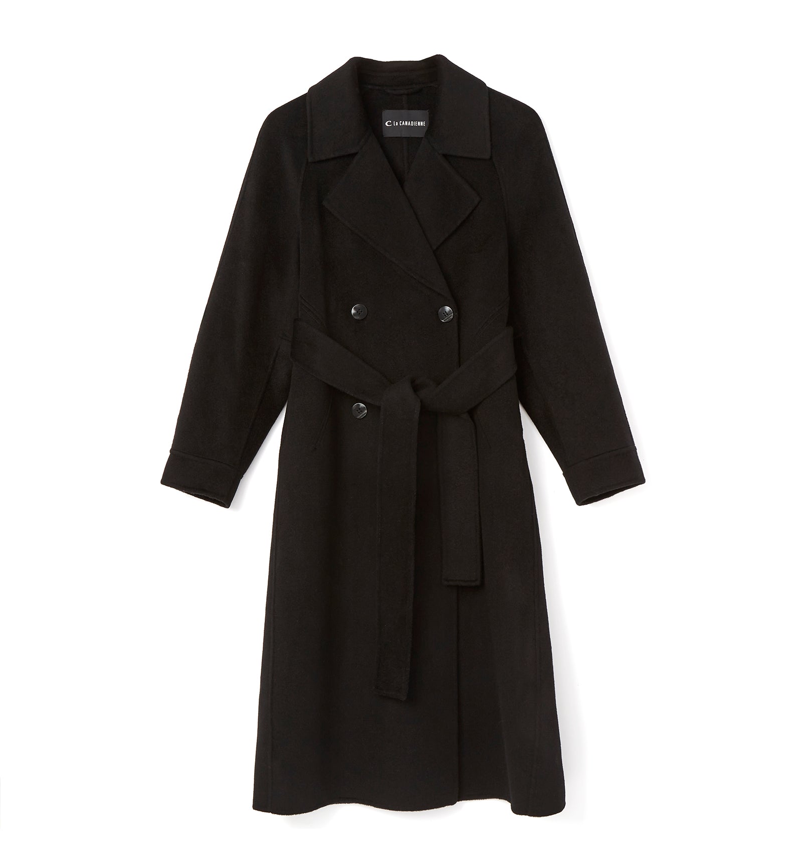 La Canadienne ZOEY DOUBLE-BREASTED LONG COAT Women