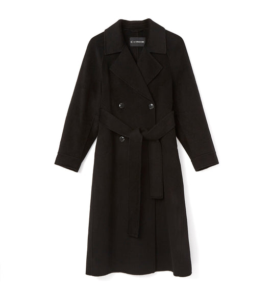 La Canadienne ZOEY DOUBLE-BREASTED LONG COAT Women