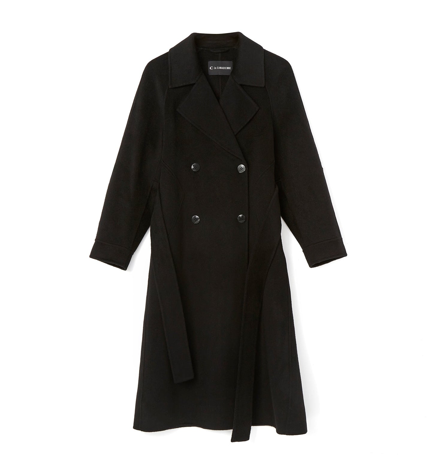 La Canadienne ZOEY DOUBLE-BREASTED LONG COAT Women