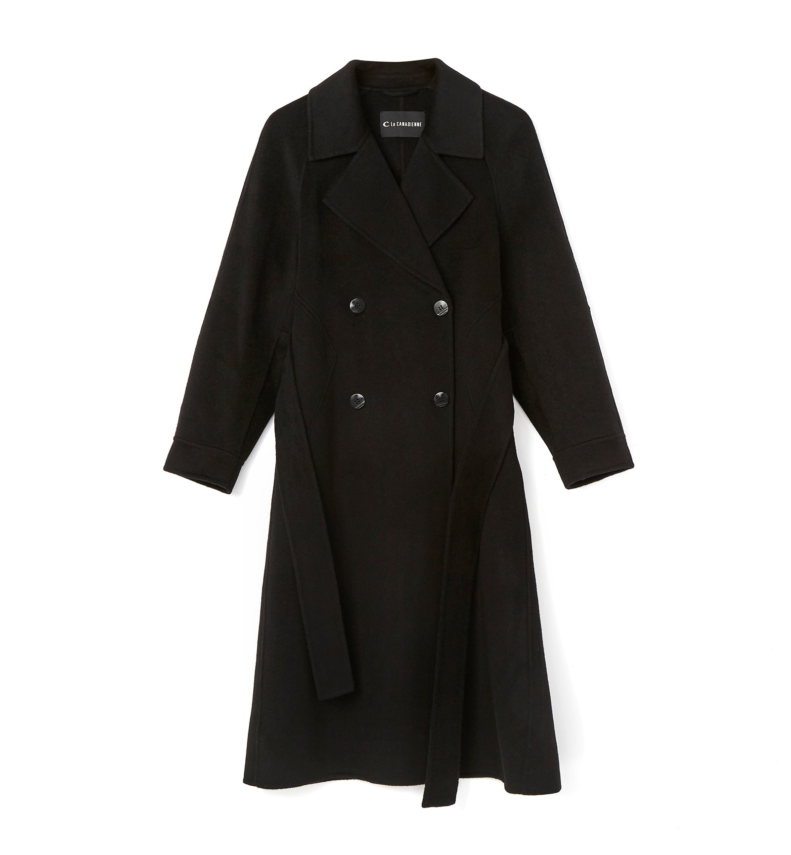 La Canadienne ZOEY DOUBLE-BREASTED LONG COAT Women
