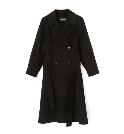 La Canadienne ZOEY DOUBLE-BREASTED LONG COAT Women