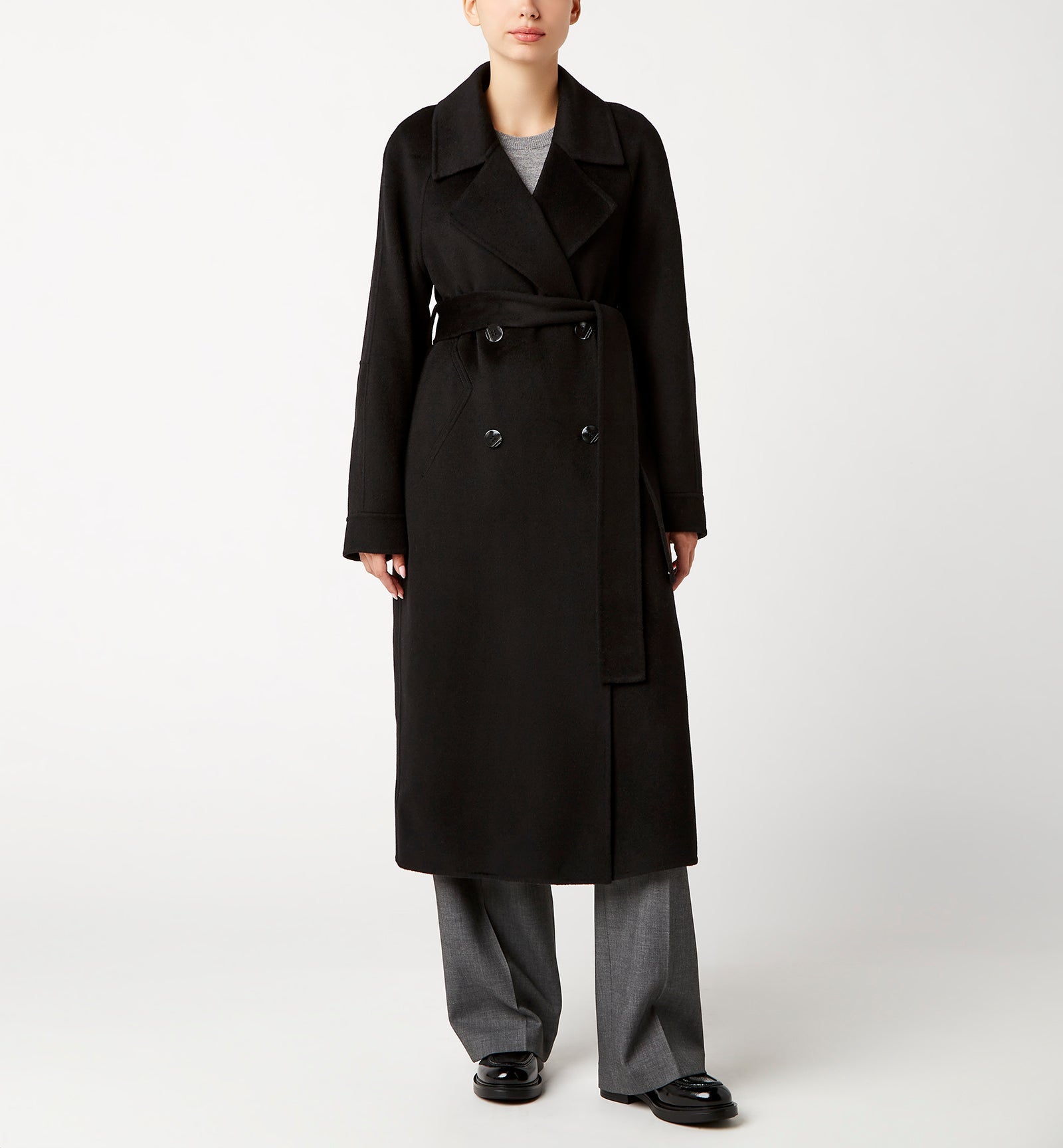 La Canadienne ZOEY DOUBLE-BREASTED LONG COAT Women