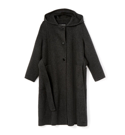 La Canadienne ZURI LONG HOODED WOOL COAT Women