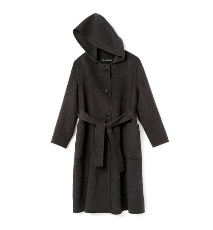 La Canadienne ZURI LONG HOODED WOOL COAT Women