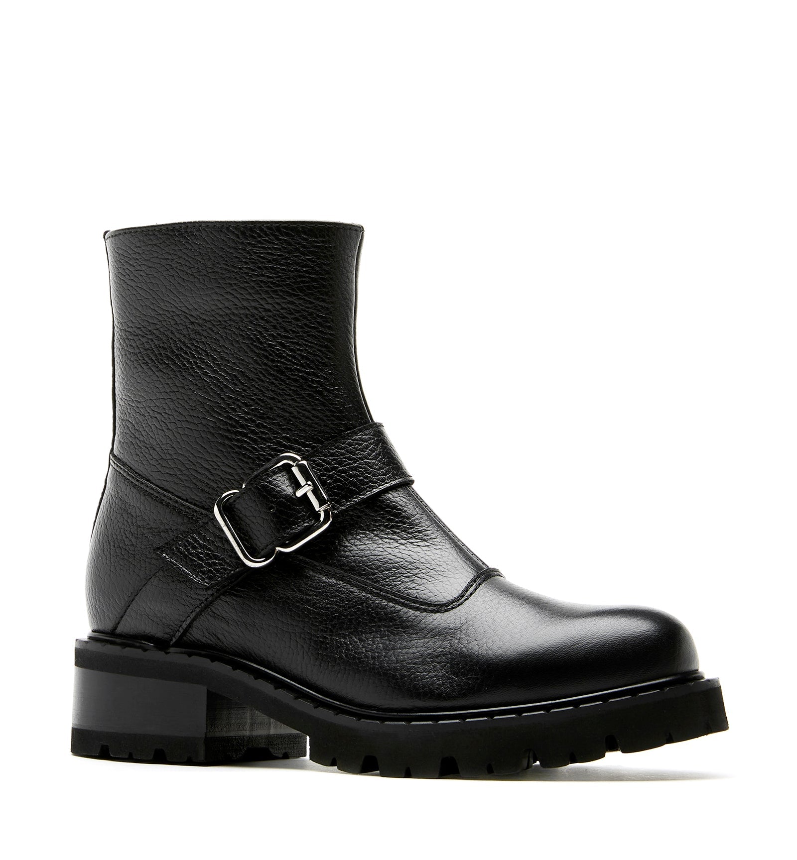 La Canadienne CLIVE PEBBLED LEATHER BOOTIE Women