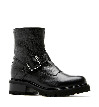 La Canadienne CLIVE PEBBLED LEATHER BOOTIE Women