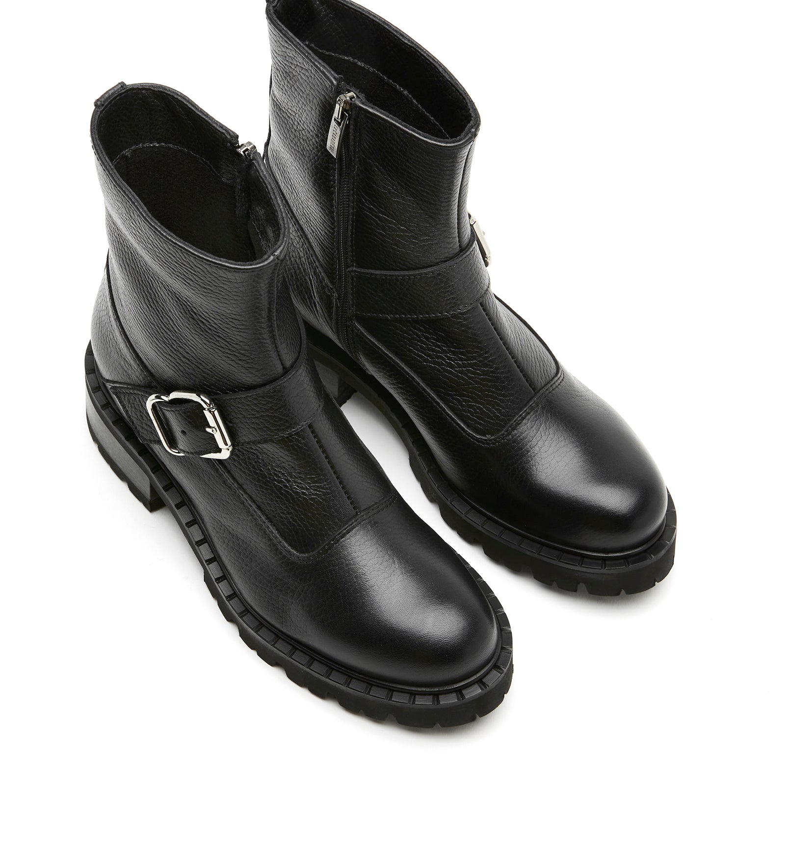 La Canadienne CLIVE PEBBLED LEATHER BOOTIE Women