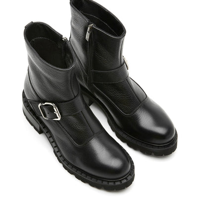 La Canadienne CLIVE PEBBLED LEATHER BOOTIE Women