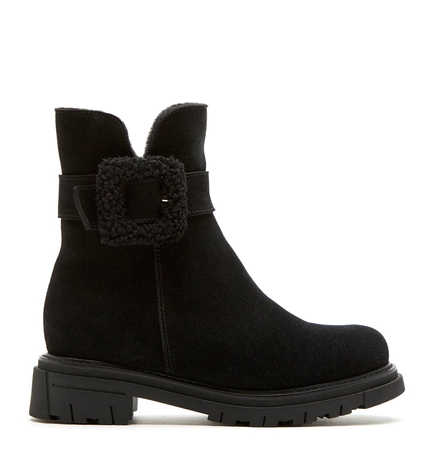 La Canadienne DAX SHEARLING-LINED SUEDE BOOTIE Women