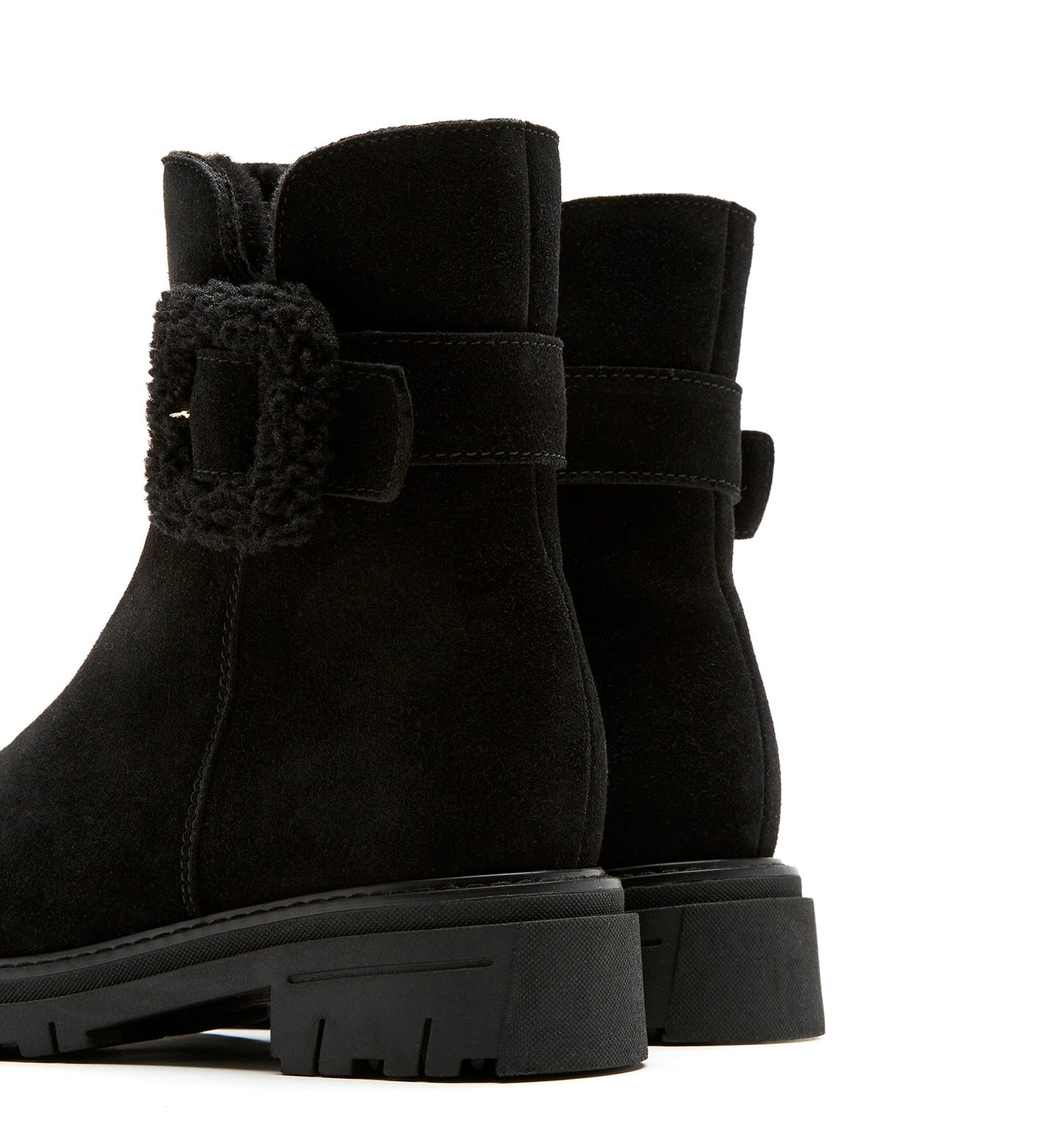 La Canadienne DAX SHEARLING-LINED SUEDE BOOTIE Women