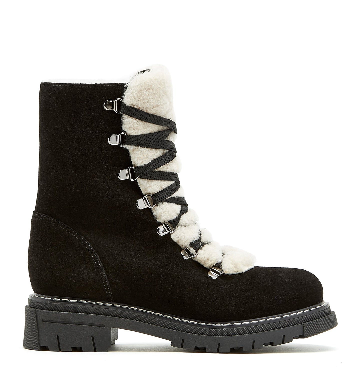 La Canadienne DIEGO SHEARLING-LINED SUEDE BOOTIE Women
