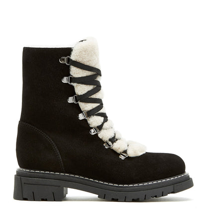 La Canadienne DIEGO SHEARLING-LINED SUEDE BOOTIE Women