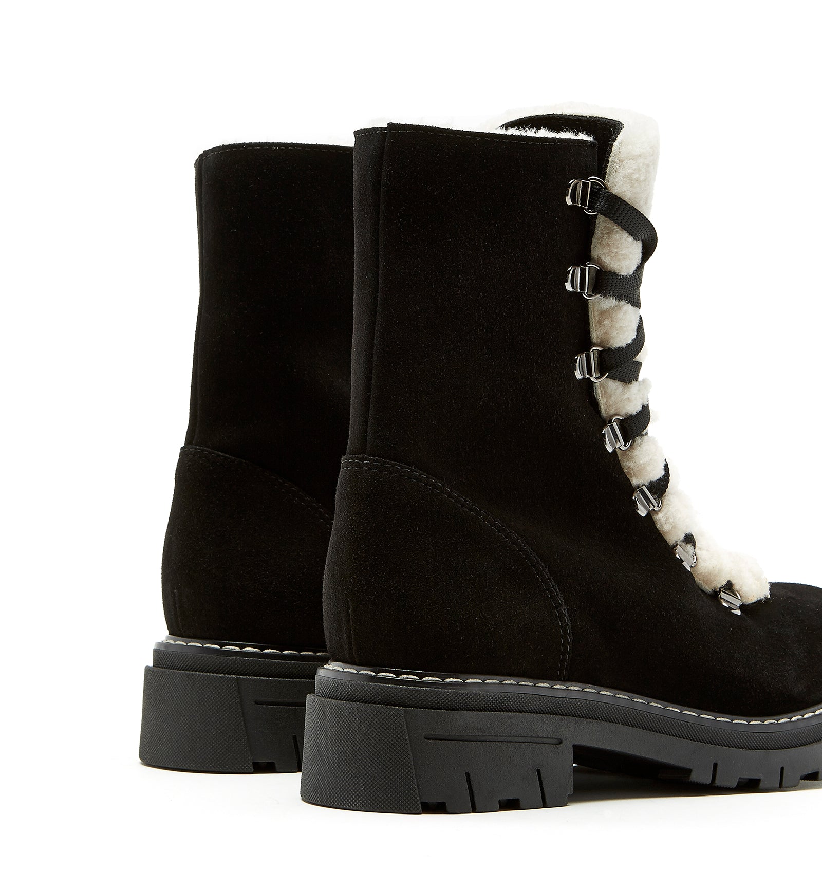 La Canadienne DIEGO SHEARLING-LINED SUEDE BOOTIE Women