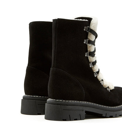 La Canadienne DIEGO SHEARLING-LINED SUEDE BOOTIE Women