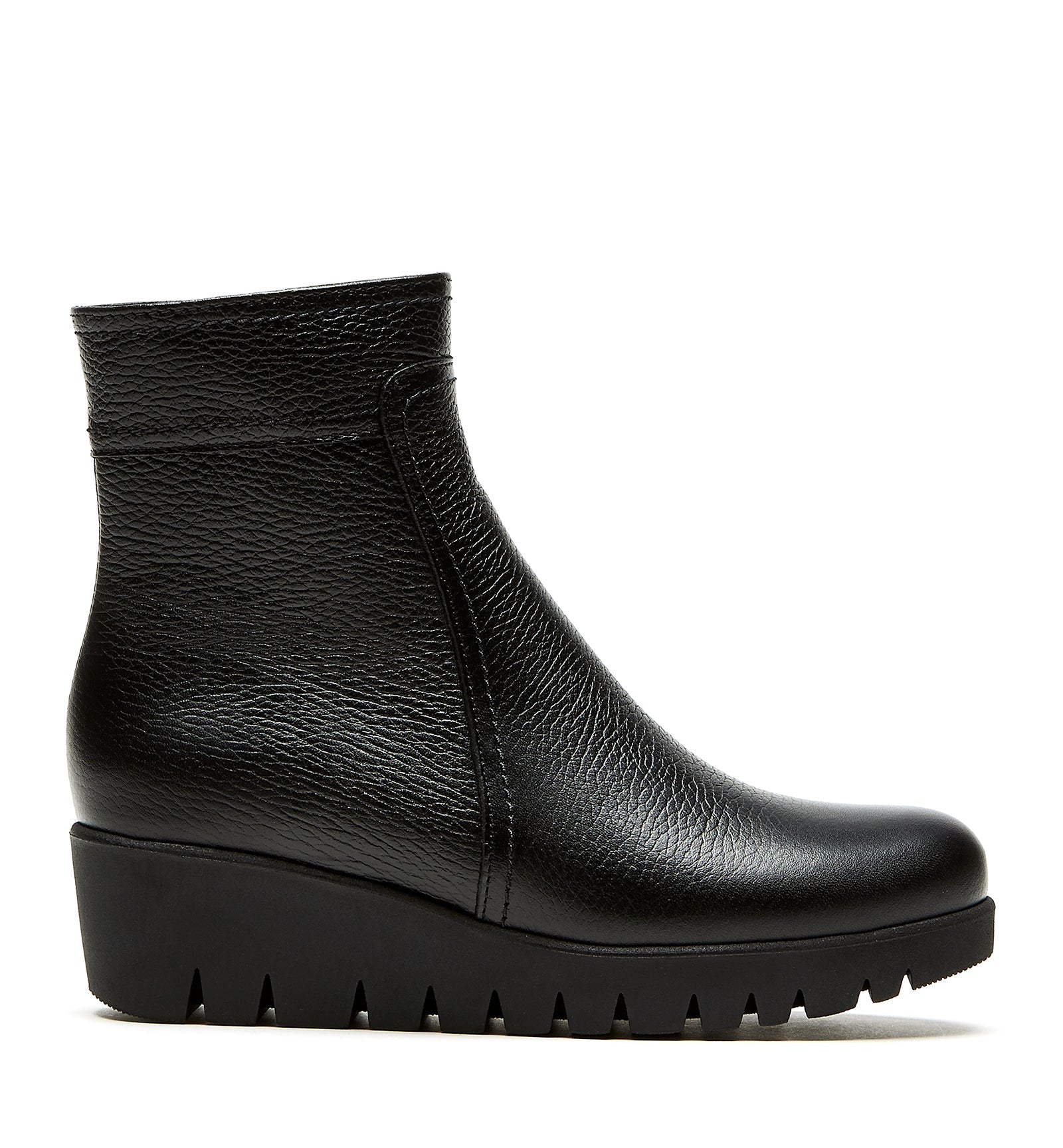 La Canadienne TOKEN PEBBLED LEATHER BOOTIE Women