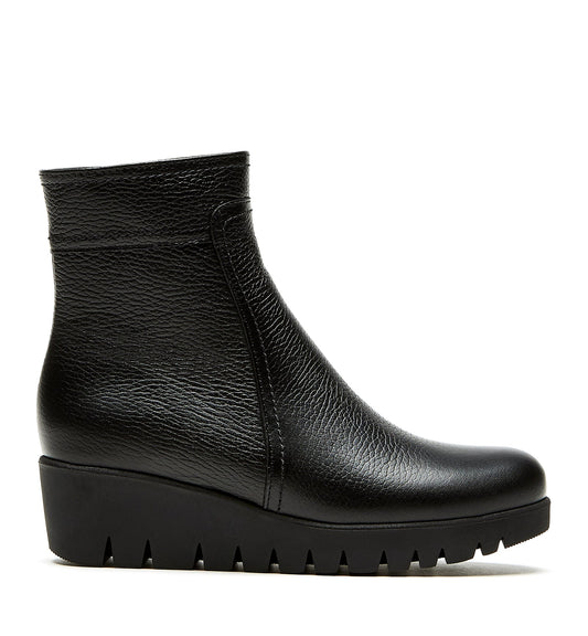La Canadienne TOKEN PEBBLED LEATHER BOOTIE Women