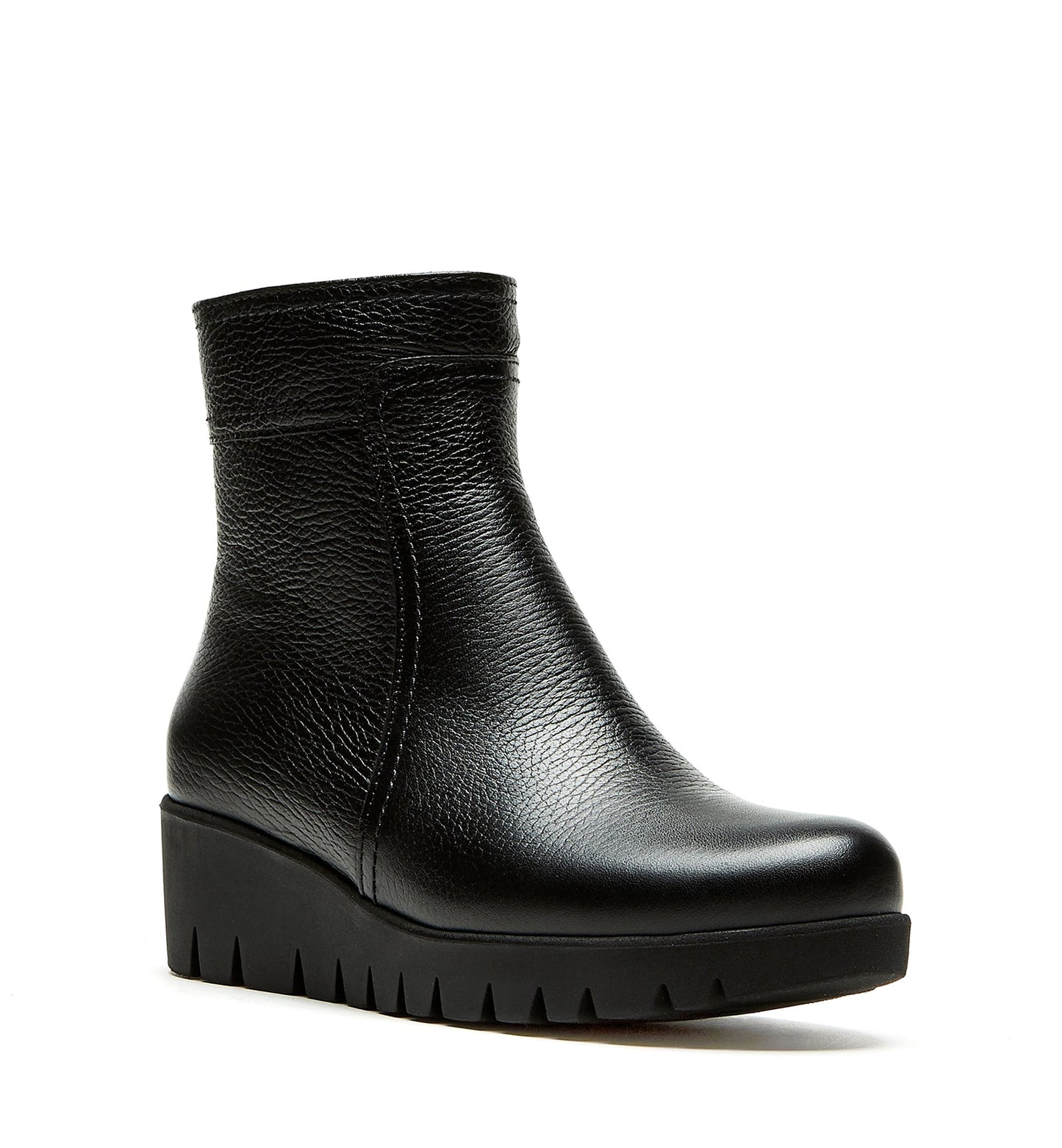 La Canadienne TOKEN PEBBLED LEATHER BOOTIE Women