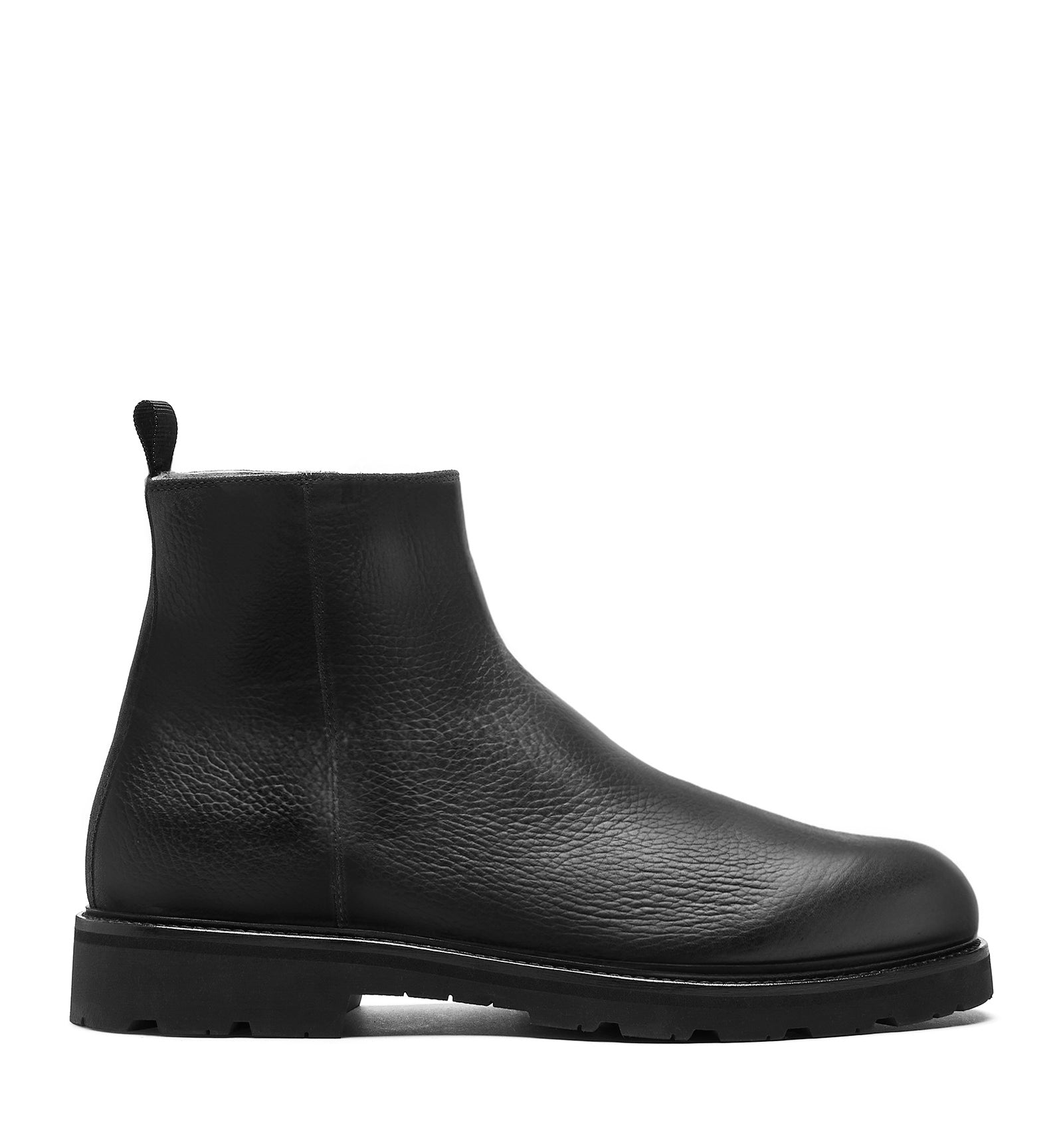 La Canadienne LUDO MEN'S SHEARLING-LINED PEBBLED LEATHER BOOT Men