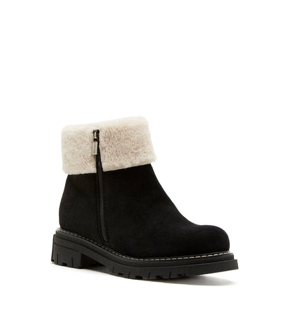 La Canadienne DECLAN SHEARLING-LINED SUEDE BOOTIE Women