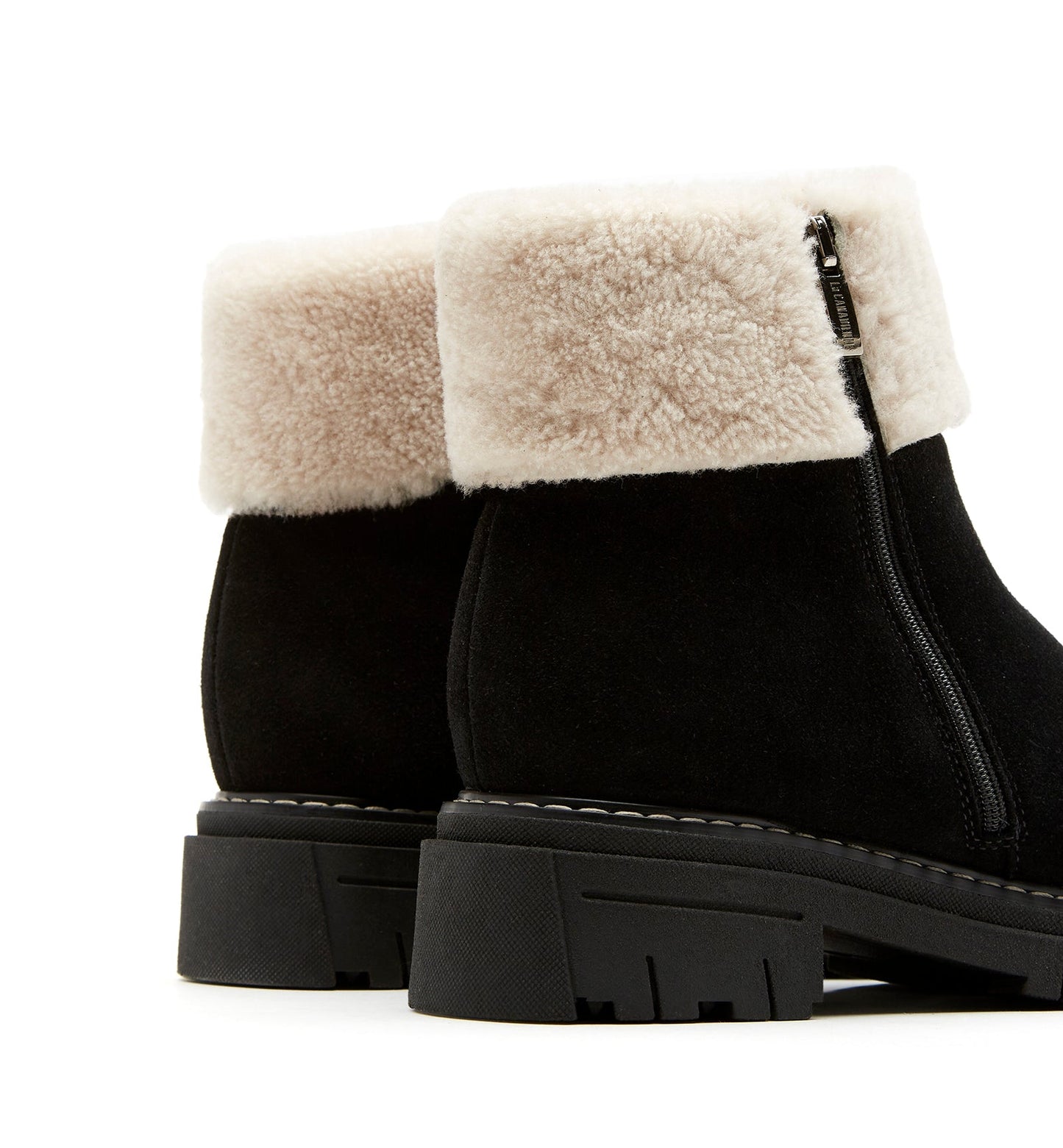 La Canadienne DECLAN SHEARLING-LINED SUEDE BOOTIE Women