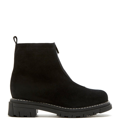 La Canadienne DEON SHEARLING-LINED SUEDE BOOTIE Women