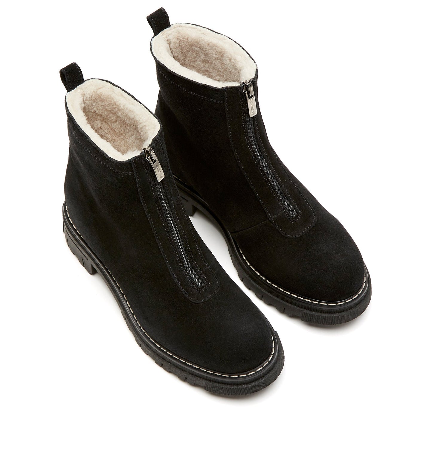 La Canadienne DEON SHEARLING-LINED SUEDE BOOTIE Women