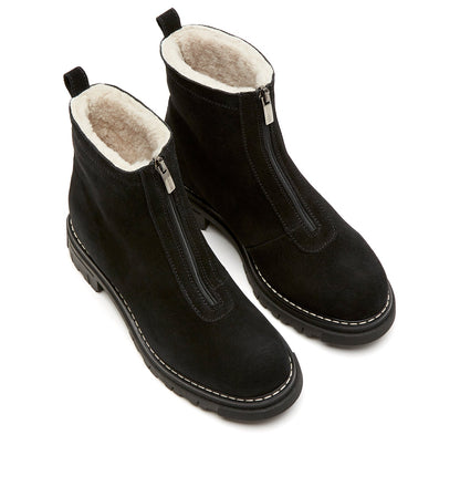 La Canadienne DEON SHEARLING-LINED SUEDE BOOTIE Women