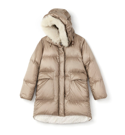 La Canadienne FELICIA HOODED LONG PUFFER COAT Women