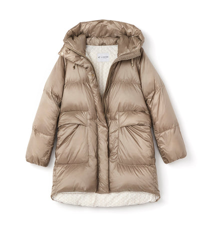 La Canadienne FELICIA HOODED LONG PUFFER COAT Women