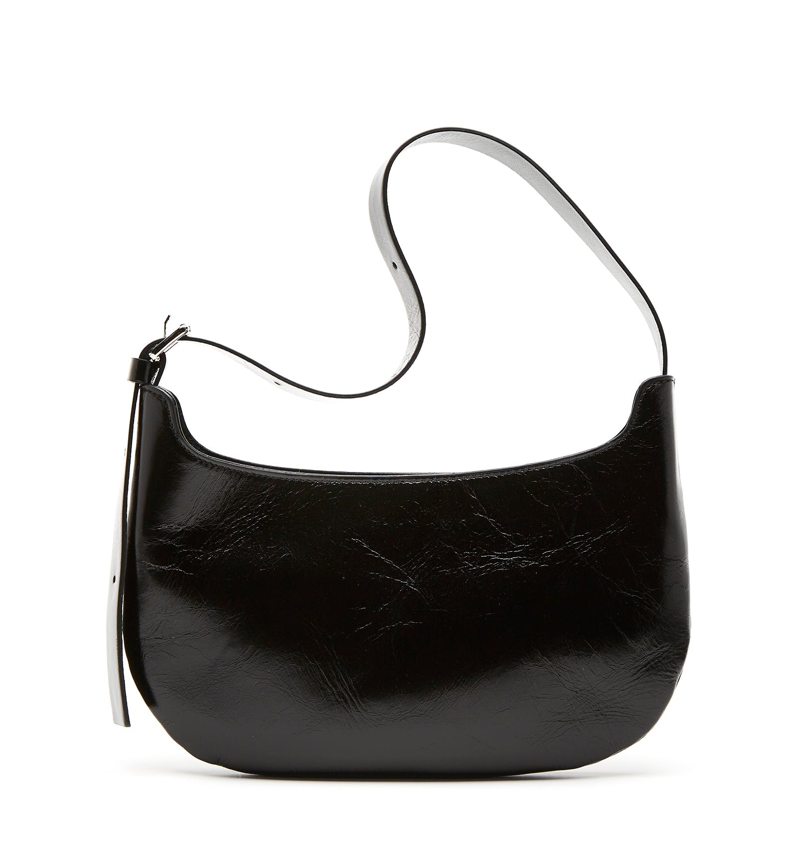 La Canadienne PRESTYN CRINKLE LEATHER SHOULDER BAG Women