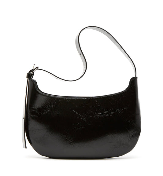 La Canadienne PRESTYN CRINKLE LEATHER SHOULDER BAG Women
