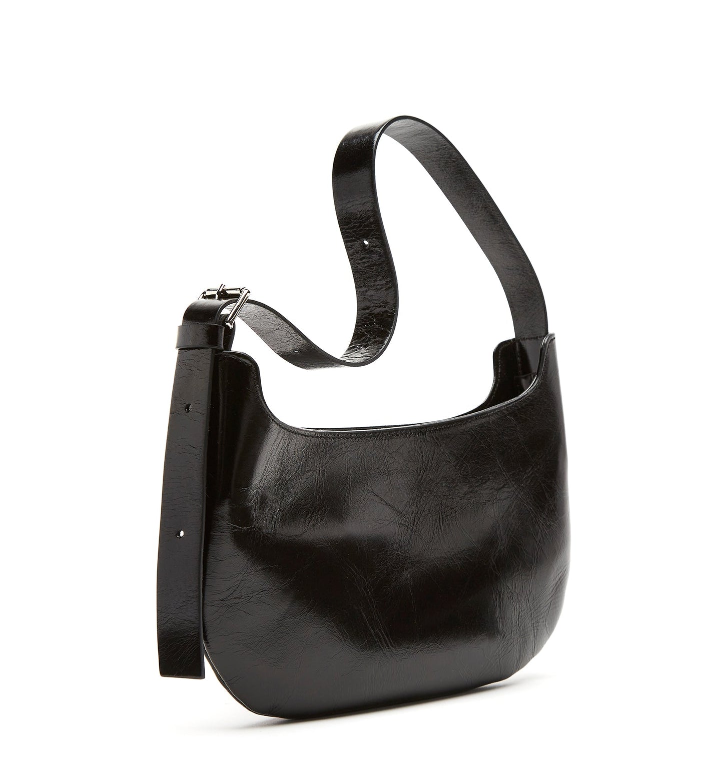 La Canadienne PRESTYN CRINKLE LEATHER SHOULDER BAG Women