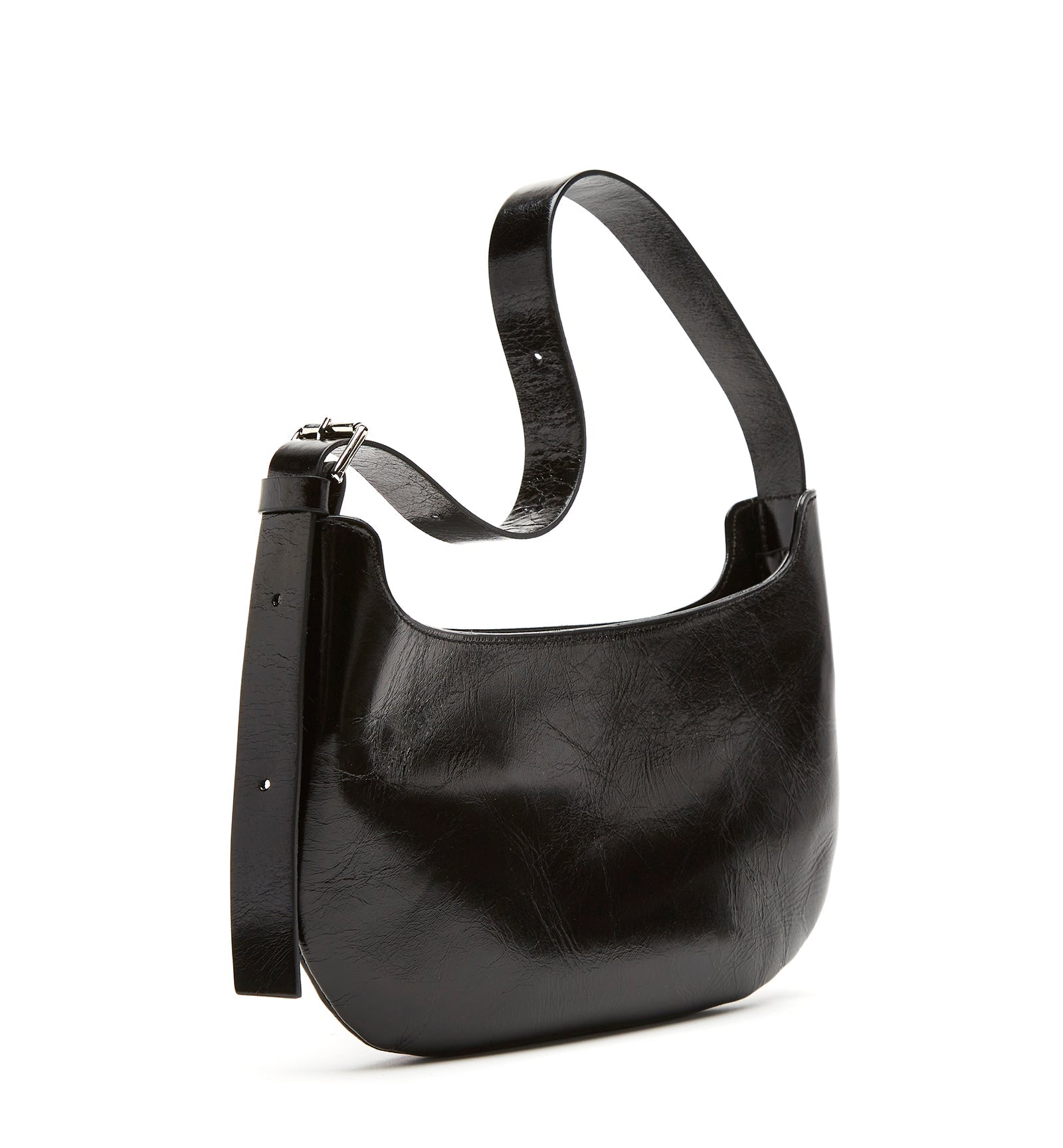 La Canadienne PRESTYN CRINKLE LEATHER SHOULDER BAG Women