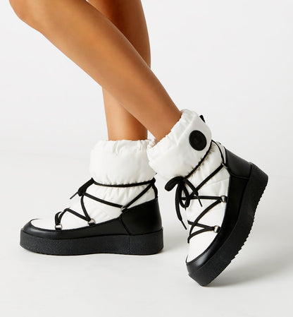 La Canadienne EASTON SHEARLING-LINED LEATHER BOOT Women