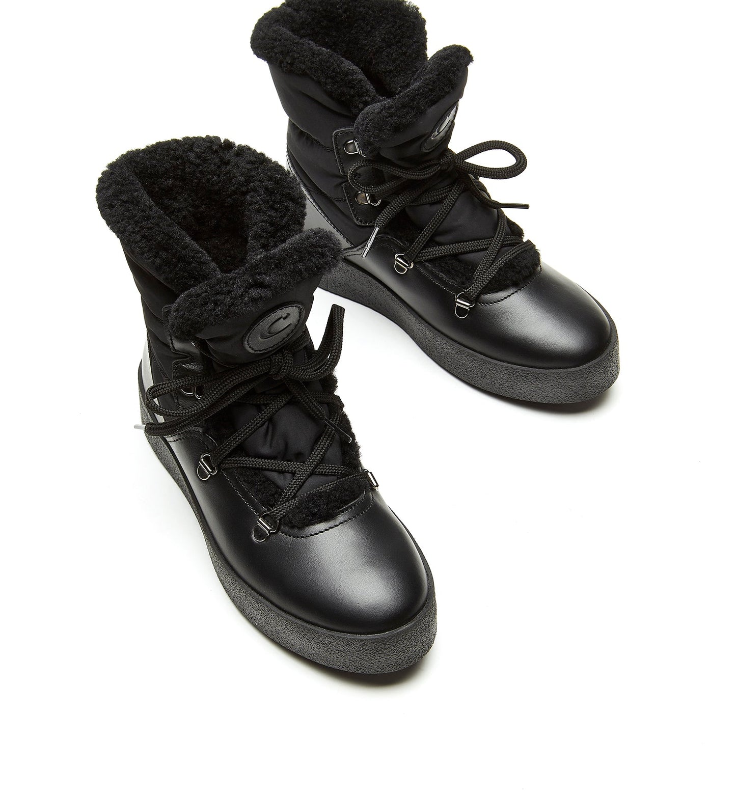 La Canadienne EDDIE SHEARLING-LINED LEATHER BOOT Women